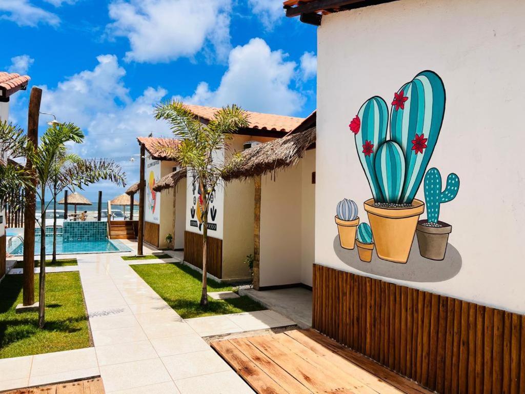 Flats Villas Litoral Sul - Praia Pontal Do Peba - Piacabucu - Al Exteriör bild