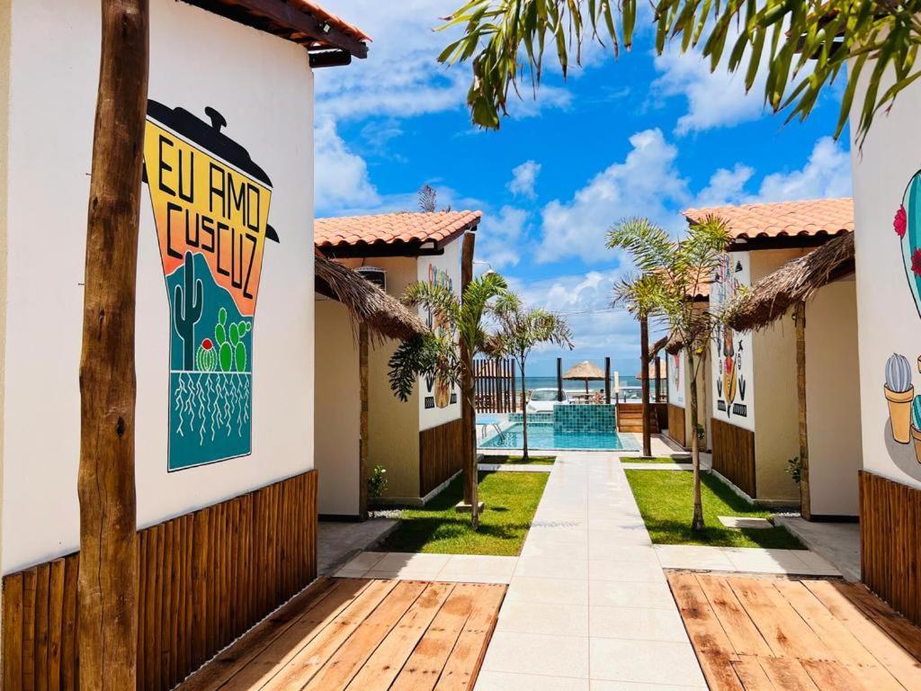 Flats Villas Litoral Sul - Praia Pontal Do Peba - Piacabucu - Al Exteriör bild