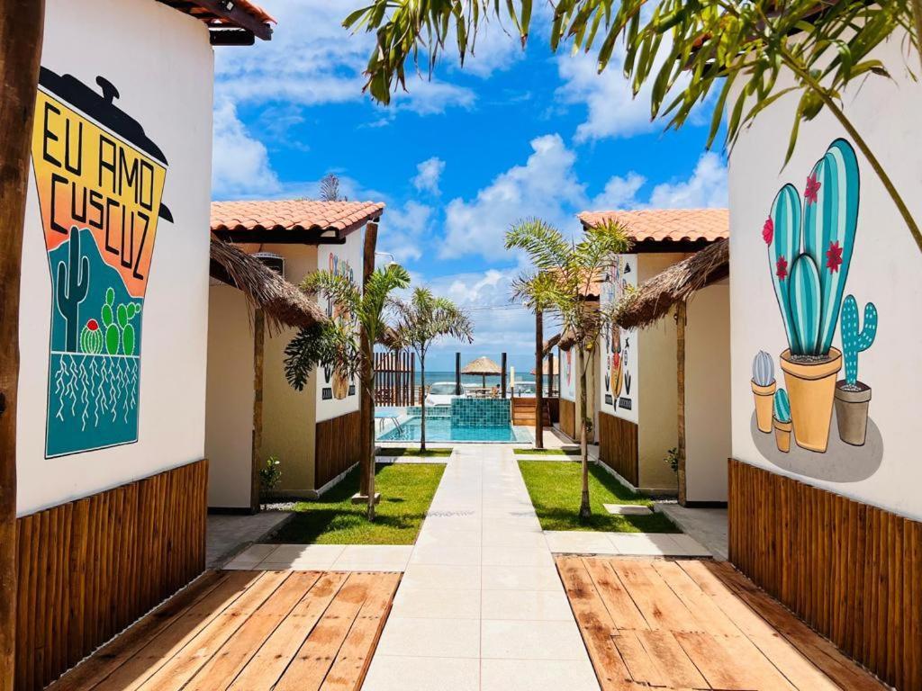 Flats Villas Litoral Sul - Praia Pontal Do Peba - Piacabucu - Al Exteriör bild