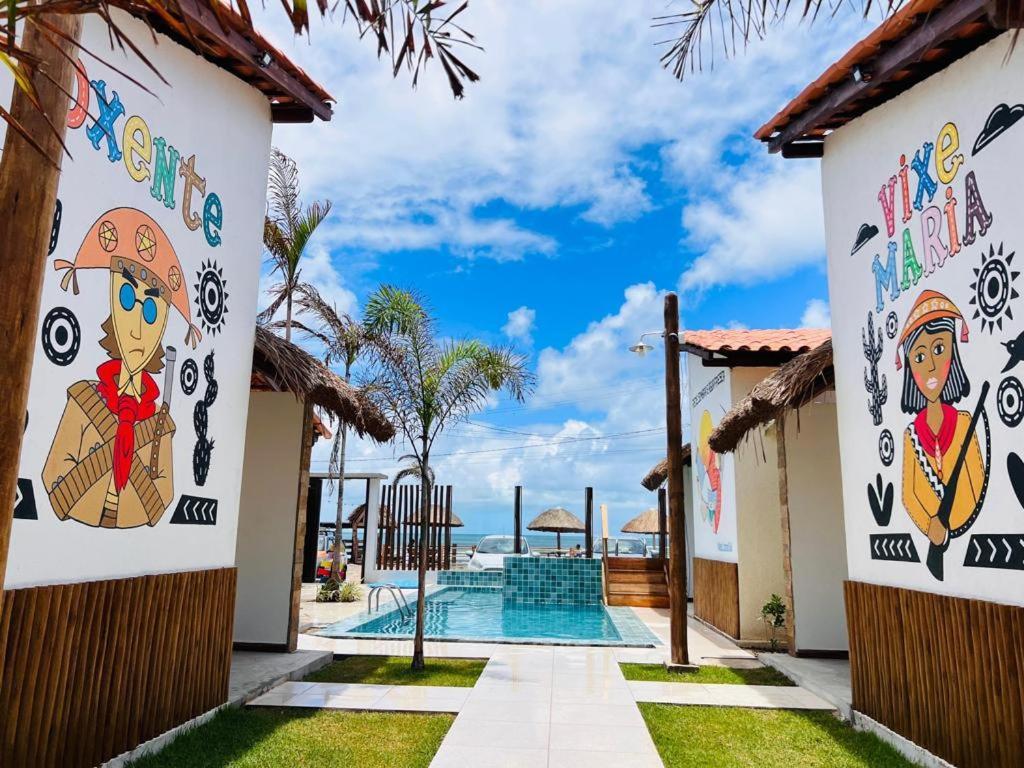 Flats Villas Litoral Sul - Praia Pontal Do Peba - Piacabucu - Al Exteriör bild